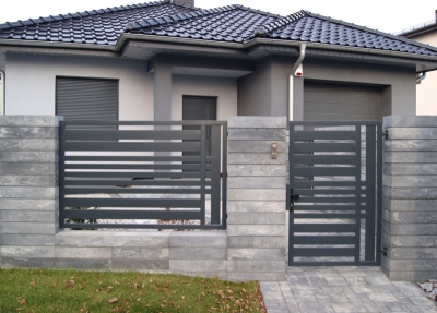 Ogrodzenie gładkie Slim - standard lungo