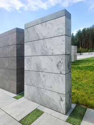 Ogrodzenie gładkie Marmo